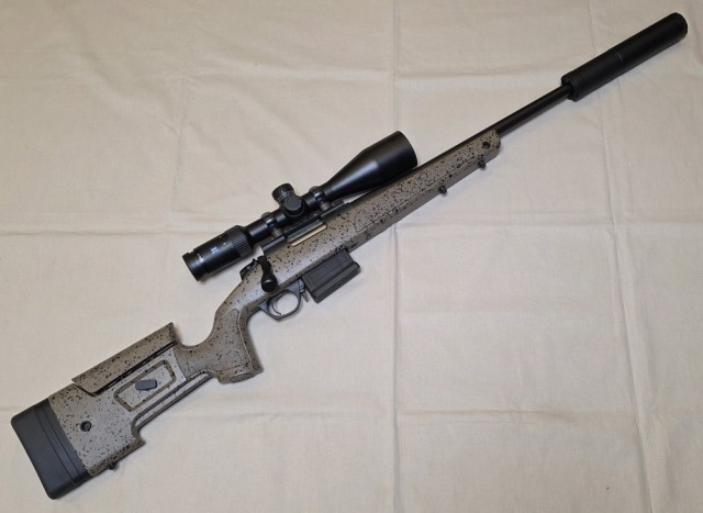 Bergara B14 HMR m/Zeiss Conquest V4 3-12x56 ASV og A-Tec Optima 45 - Demoskutt