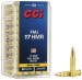 CCI 17HMR 20gr FMJ