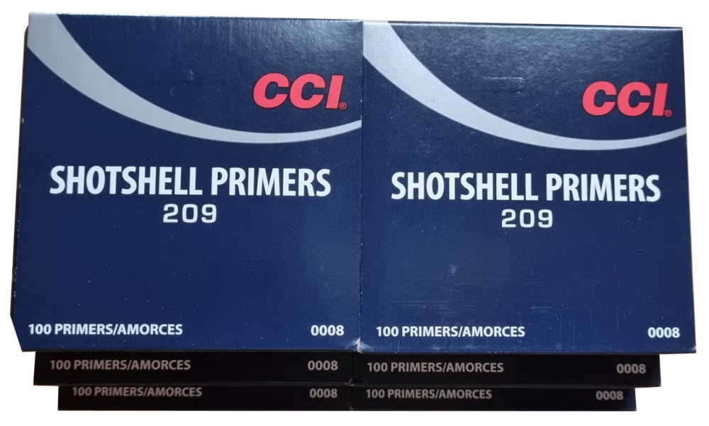CCI Shotshell Primers 209 - 100 pakk